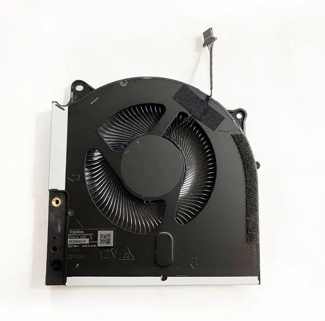 Alt view image 4 of 6 - CPU+GPU Cooling Fan Replacement for DELL Alienware m17 R5 M17R5 2022 Laptop 5K2203YGAM 5K22049AD7 MG75091V1-C080-S9A MG75091V1-C090-S9A 12V Fan