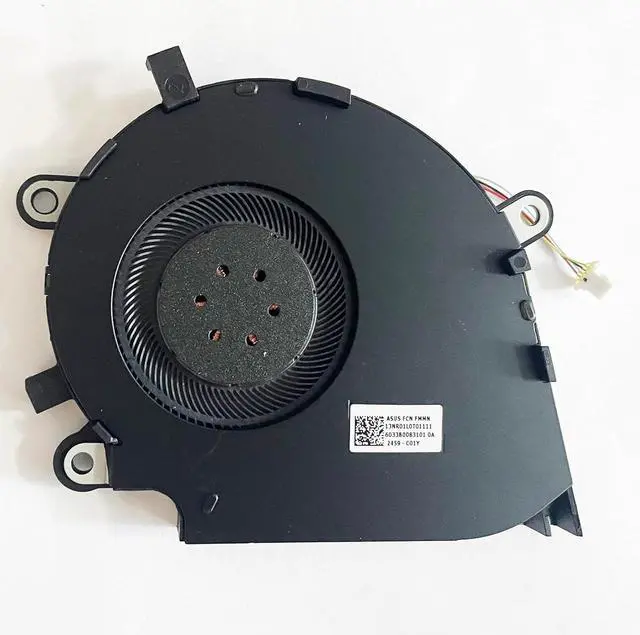 Alt view image 4 of 6 - Replacement CPU + GPU Cooling Fan for Asus Rog Strix G531 G531G G531GT G531GU G531GD G531GW G531GV-DB76 G531GT-BI7N6 DC5V DFS5K12115491M FLKJ 13N1-8TM0121 DFS5K12304363N FLLB