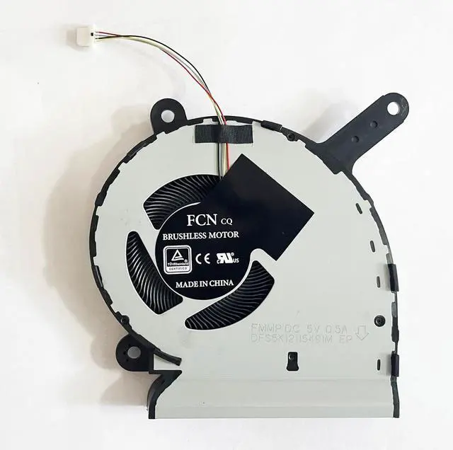 Alt view image 5 of 6 - Replacement CPU + GPU Cooling Fan for Asus Rog Strix G531 G531G G531GT G531GU G531GD G531GW G531GV-DB76 G531GT-BI7N6 DC5V DFS5K12115491M FLKJ 13N1-8TM0121 DFS5K12304363N FLLB
