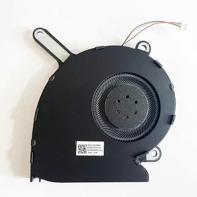 Alt view image 6 of 6 - Replacement CPU + GPU Cooling Fan for Asus Rog Strix G531 G531G G531GT G531GU G531GD G531GW G531GV-DB76 G531GT-BI7N6 DC5V DFS5K12115491M FLKJ 13N1-8TM0121 DFS5K12304363N FLLB