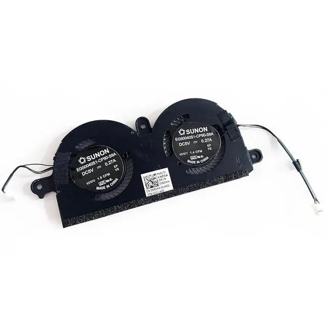 Alt view image 2 of 3 - CPU Cooling Fan Replacement for DELL XPS 9370 9380 7390 9305 DC5V Series 0PNWJR DFS350705PQ0T FM18 ND55C19-16M01 0980WH
