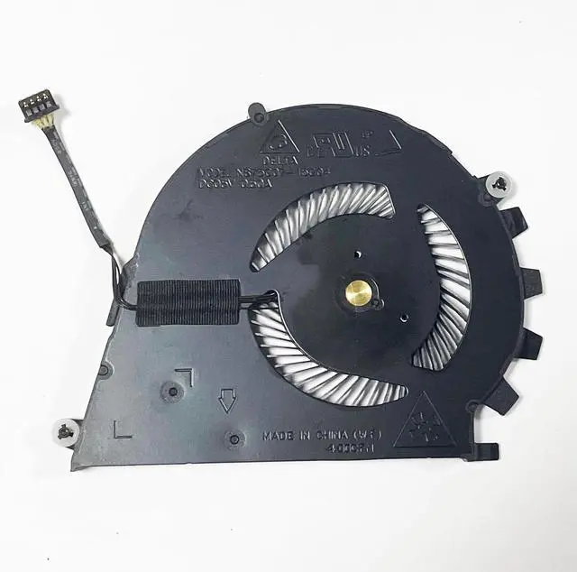 Alt view image 3 of 6 - CPU + GPU Cooling Fan Replacement for HP ZBook Studio G3 G4 HSTNN-C88C HSTNN-C02C Series DFS501105PQ0T DFS501105PR0T 922945-001 840960-001 NS75C07-15C04 NS75C08-15C05 FGF9 FGFA
