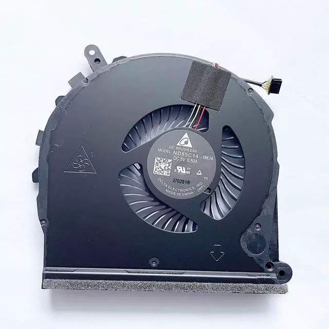 Alt view image 5 of 6 - New CPU+GPU Cooling Fan Replacement for HP Gaming Pavilion 17-CD 17-CD0010TX 17-CD0022TX 17-CD0026 TPN-C142 Series ND85C15-18K15 ND85C14-18K14 9116FPR 0X07SBR L56873-001