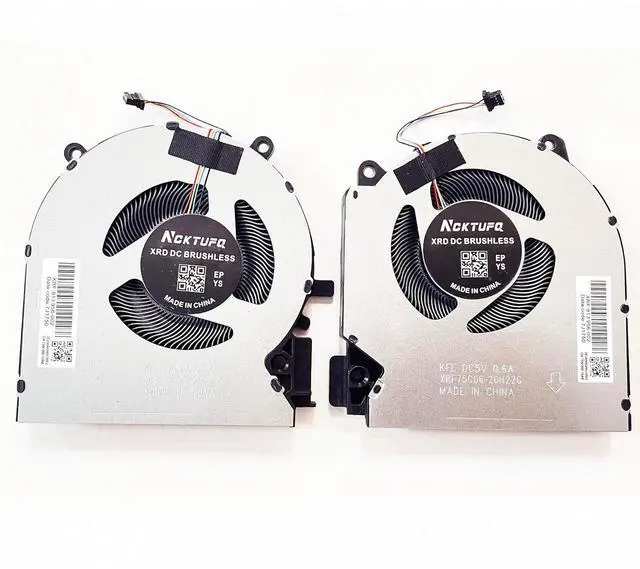 Main image of Replacement CPU+GPU Cooling Fan for HP Victus 16-D 16-E 16-e0011ns TPN-Q263 TPN-Q264 RTX3050 DC5V Series EG75070S1-C700-S9A EG75070S1-C710-S9A M75720-001 M75722-001