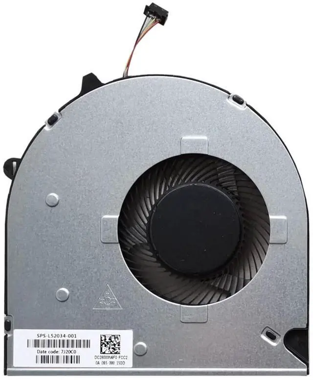 Alt view image 2 of 2 - CPU Cooling Fan Replacement for HP Pavilion 15-DU 15-DW 15s-du | 15-DW0043DX 15s-du0096tu 15s-du0002TX 255 G8 250 G8 TPN-C139 Series DC28000N6F0 L52034-001 FLG0