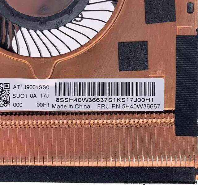 Alt view image 4 of 5 - CPU Cooling Fan Heatsink Replacement for Lenovo ThinkPad X390 X395 X13(2020 Models) Series 5H40W36667 01AW747 01AW748 01AW746