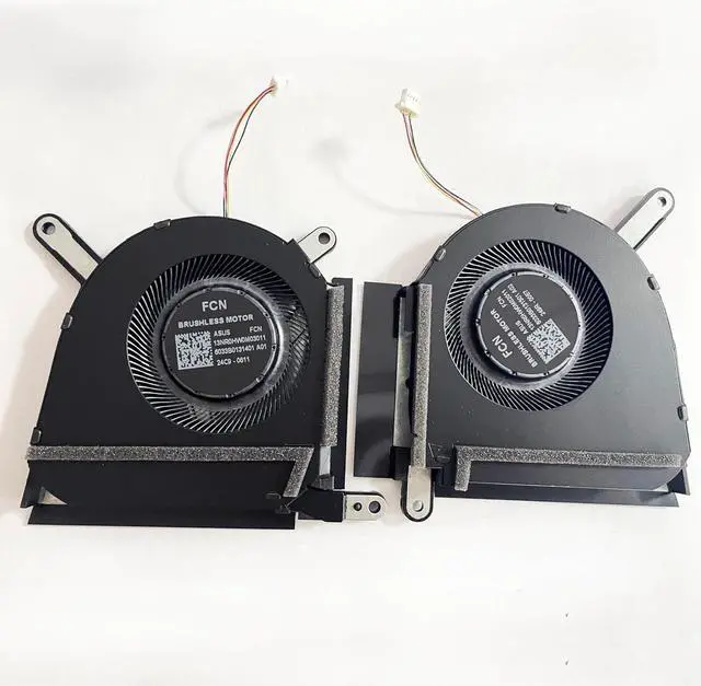 Alt view image 2 of 6 - Replacement CPU+GPU Cooling Fan for Asus FX607 FA607 FX607JU FX607JV FA607PI FA607PV 2024 DFSCK22D05883P DFSCL12E16486P 13NR0HW0M03011 13NR0HW0M02011 FS3Q FS3R