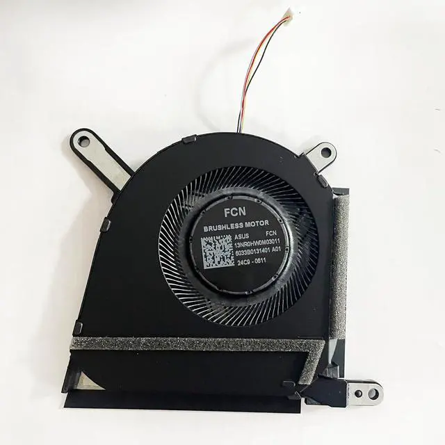 Alt view image 3 of 6 - Replacement CPU+GPU Cooling Fan for Asus FX607 FA607 FX607JU FX607JV FA607PI FA607PV 2024 DFSCK22D05883P DFSCL12E16486P 13NR0HW0M03011 13NR0HW0M02011 FS3Q FS3R