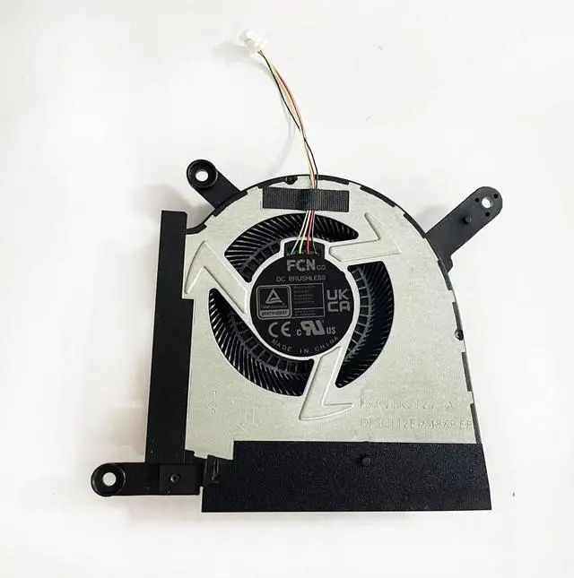 Alt view image 4 of 6 - Replacement CPU+GPU Cooling Fan for Asus FX607 FA607 FX607JU FX607JV FA607PI FA607PV 2024 DFSCK22D05883P DFSCL12E16486P 13NR0HW0M03011 13NR0HW0M02011 FS3Q FS3R