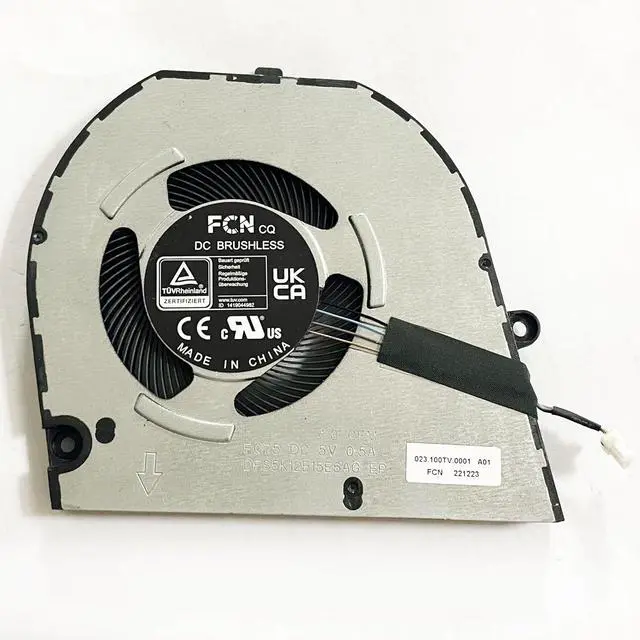 Alt view image 2 of 2 - Replacement CPU Cooling Fan for DELL Inspiron 14 5430 DC5V Laptop DFS5K12B15E6AG BN8505S5H-001P 0JXC52 FQ75