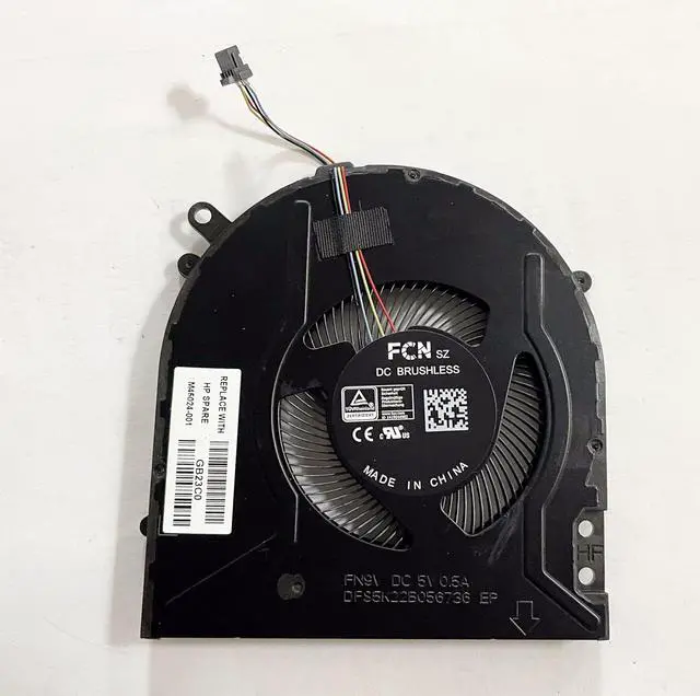 Alt view image 2 of 2 - CPU Cooling Fan Replacement for HP Pavilion 14-DY 14M-DY 14-DY0013TU 14-DY0014TU 14m-dy0013dx 14-dy0157ng 2-in-1 Series TPN-W146 TPN-W155 M45024-001 FN9V NS85C41-20G07 FPF3 N09477-001