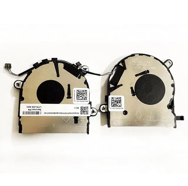 Alt view image 2 of 6 - Replacement CPU+GPU Cooling Fan for HP EliteBook X360 1030 G4 HSN-Q20C Series 0FM160000H 0FM170000H
