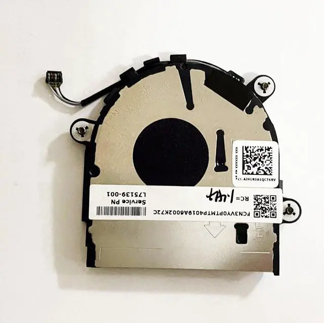 Alt view image 4 of 6 - Replacement CPU+GPU Cooling Fan for HP EliteBook X360 1030 G4 HSN-Q20C Series 0FM160000H 0FM170000H