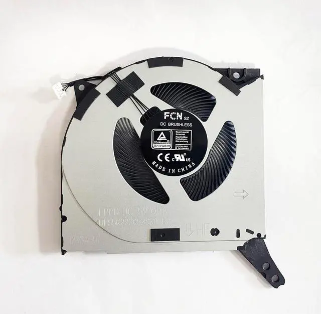 Alt view image 6 of 6 - CPU+GPU Cooling Fan Replacement for Lenovo Legion Y7000P R7000P R7000 15ARH7 15IAH7 2022 2022H Series DFS5K22305283A FPPD DFS5K22115371G FPPF DC5V