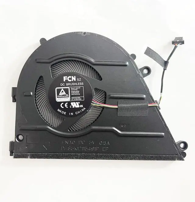 Alt view image 2 of 5 - CPU Cooling Fan Replacement for HP Pavilion Aero 13 13-BE 2021 | 13-BE2032AU 13-BE2047AU 13-BE0032AU 13-BE0033AU 13-BE2024AU 2025AU TPN-W152 Laptop DFS5K12115491P FNAO M52816-001