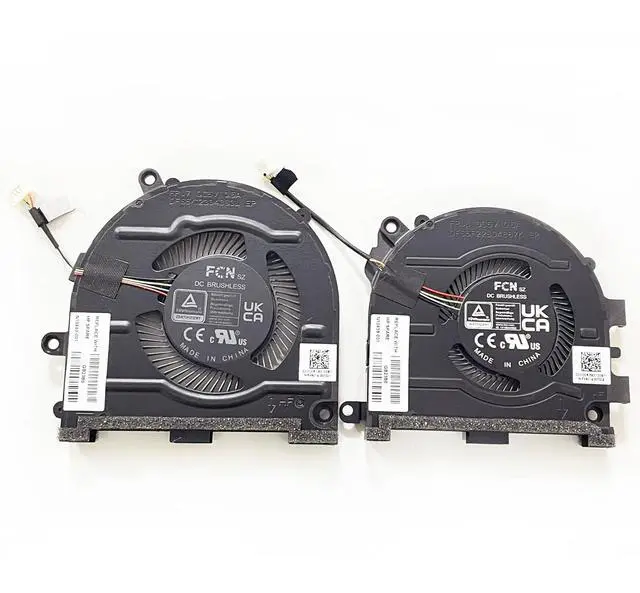 Alt view image 2 of 6 - CPU+GPU Fan Replacement for HP Pavilion Pro 14 14-EH 14T-EH | 14T-EH000 14-EH1299NR 5V Cooling Fan TPN-W154 N10439-001 N10440-001 FPJ8 FPJ7
