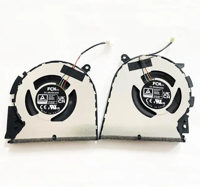 Alt view image 2 of 6 - Replacement CPU+GPU Cooling Fan for Asus Vivobook Pro M3401Q M3400Q K3400P M3400QA M7400Q M7400QE X7400P X7400PC DC5V Series DFS5K12605384G FN2H DFS5K12114262G FN2J,(FN2H FN2J)