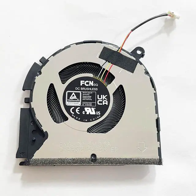 Alt view image 4 of 6 - Replacement CPU+GPU Cooling Fan for Asus Vivobook Pro M3401Q M3400Q K3400P M3400QA M7400Q M7400QE X7400P X7400PC DC5V Series DFS5K12605384G FN2H DFS5K12114262G FN2J,(FN2H FN2J)