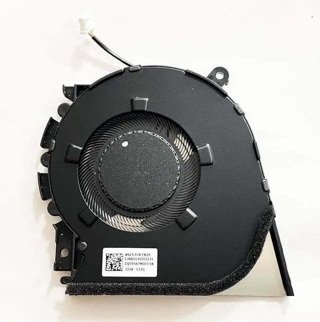 Alt view image 5 of 6 - Replacement CPU+GPU Cooling Fan for Asus Vivobook Pro M3401Q M3400Q K3400P M3400QA M7400Q M7400QE X7400P X7400PC DC5V Series DFS5K12605384G FN2H DFS5K12114262G FN2J,(FN2H FN2J)