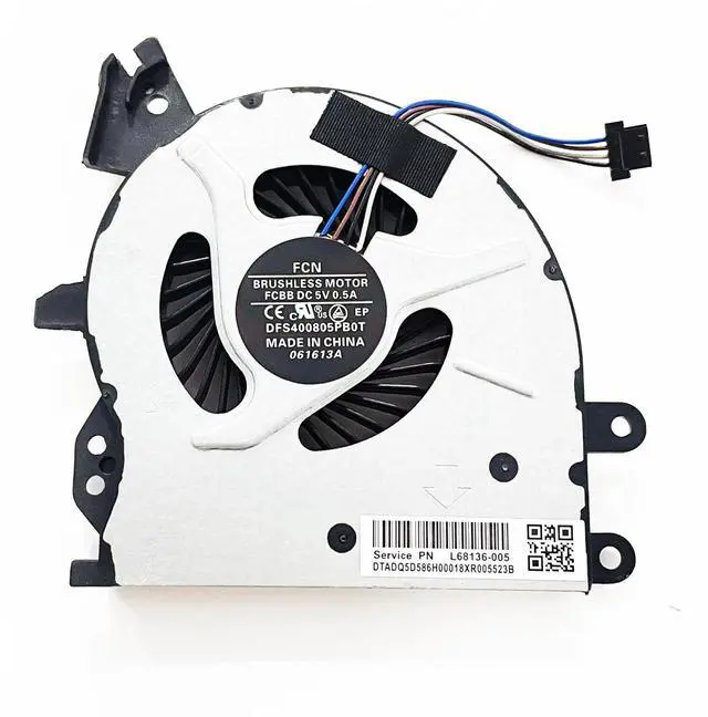 Main image of CPU Cooling Fan Replacement for HP ProBook 450 G4 455 G4 470 G4 | NS65B00-15M23 905774-001 4-pin