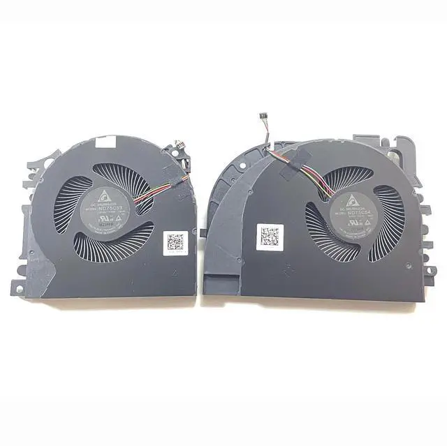 Alt view image 2 of 6 - Replacement CPU+GPU Cooling Fan for HP ZBook Fury 17 G7 17 G8 DC5V Series MG75090V1-1C110-S9A MG75090V1-1C120-S9A ND75C54-19L07 ND75C53-19L06