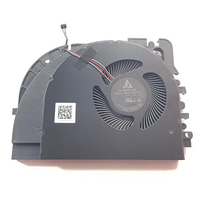 Alt view image 3 of 6 - Replacement CPU+GPU Cooling Fan for HP ZBook Fury 17 G7 17 G8 DC5V Series MG75090V1-1C110-S9A MG75090V1-1C120-S9A ND75C54-19L07 ND75C53-19L06