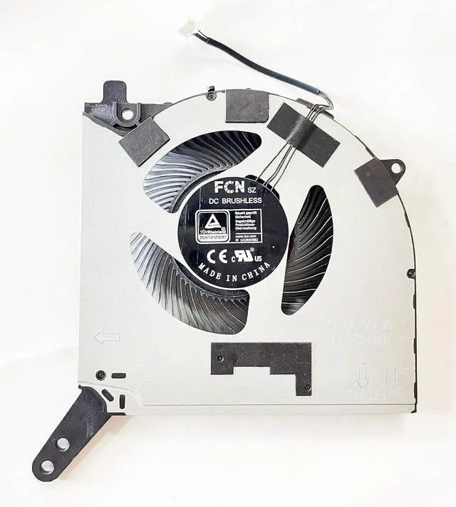 Alt view image 3 of 6 - Replacement CPU+GPU Cooling Fan for Lenovo Y7000P IAH7 | R7000P ARH7 2022 Legion 5 15IAH7H 82RB Legion 5 15ARH7H 82RD DC12V Series DFSCL12E06486Q FPN6 DFSCL12E16486Q FPN7