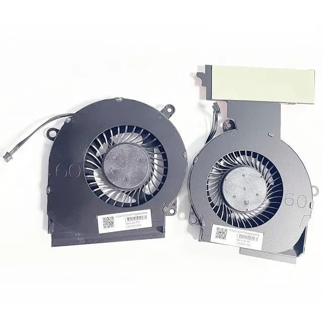 Alt view image 2 of 6 - New CPU+GPU Cooling Fan Replacement for HP OMEN 15-DC TPN-Q211 Series L30203-001 L30204-001
