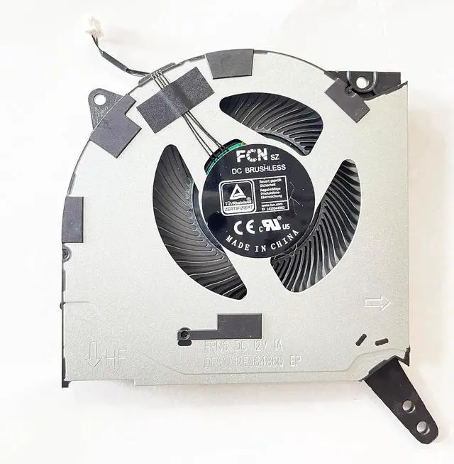 Alt view image 5 of 6 - Replacement CPU+GPU Cooling Fan for Lenovo Y7000P IAH7 | R7000P ARH7 2022 Legion 5 15IAH7H 82RB Legion 5 15ARH7H 82RD DC12V Series DFSCL12E06486Q FPN6 DFSCL12E16486Q FPN7