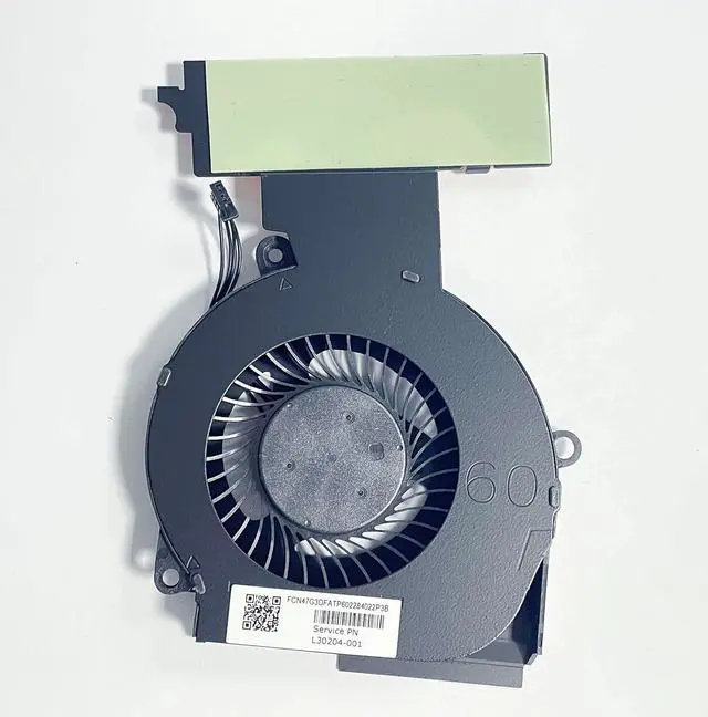 Alt view image 3 of 6 - New CPU+GPU Cooling Fan Replacement for HP OMEN 15-DC TPN-Q211 Series L30203-001 L30204-001