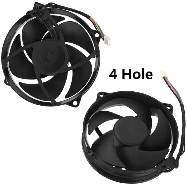 Alt view image 7 of 7 - 4 Hole Internal Heat Dissipation Cooling Fans Suitable for Xbox360 Slim Xbox 360 S Series Games Console Cooler Fan PVA092G12P X858313-002 12V 0.39A 4 PIN
