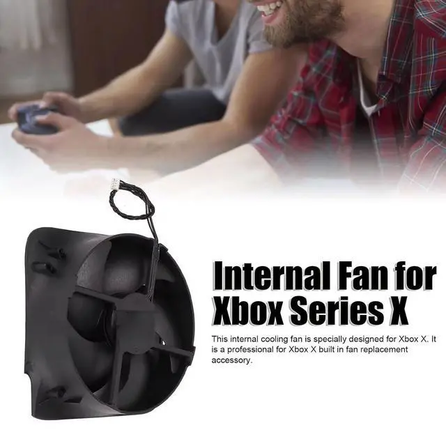 Alt view image 2 of 7 - Game Accessories Internal Cooling Fan Fast Heat Dissipation Quiet Replacement Internal Cooling Fan for Microsoft Xbox Series X, with Opening Tool