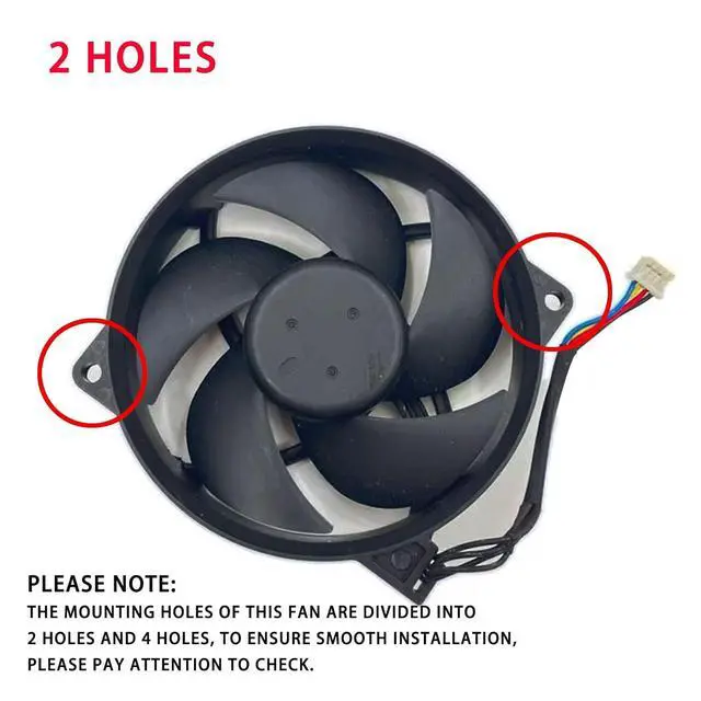 Alt view image 2 of 7 - Replacement For Xbox 360 Slim Console Built-in Cooling Fan Thin Machine Built-in Radiator Maintenance Main Fan Repair