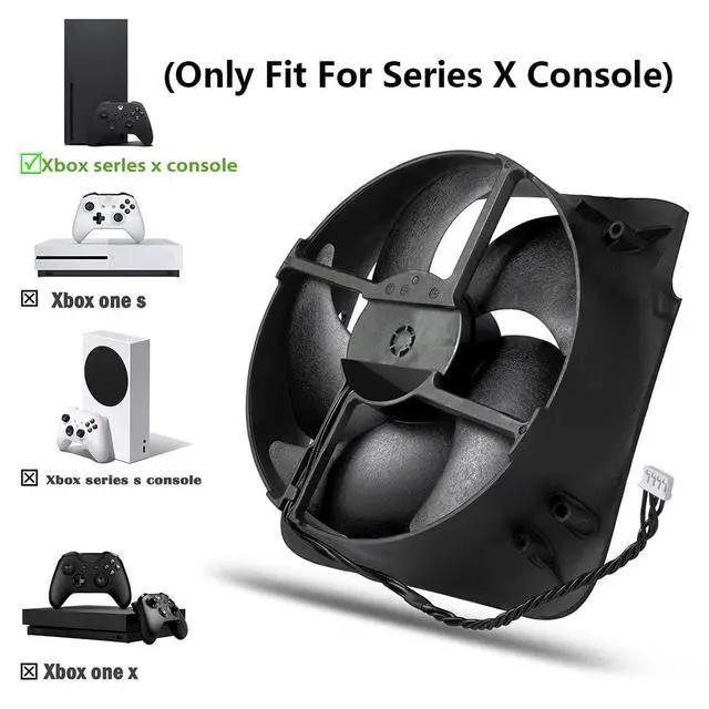 Alt view image 3 of 7 - Internal Heat Dissipation Cooling Fans Suitable for Xbox X XSX Series Games Console Cooler Fan PAAD1A451SH MF00 P/N: M1127364-002 12V 0.6A 4 PIN