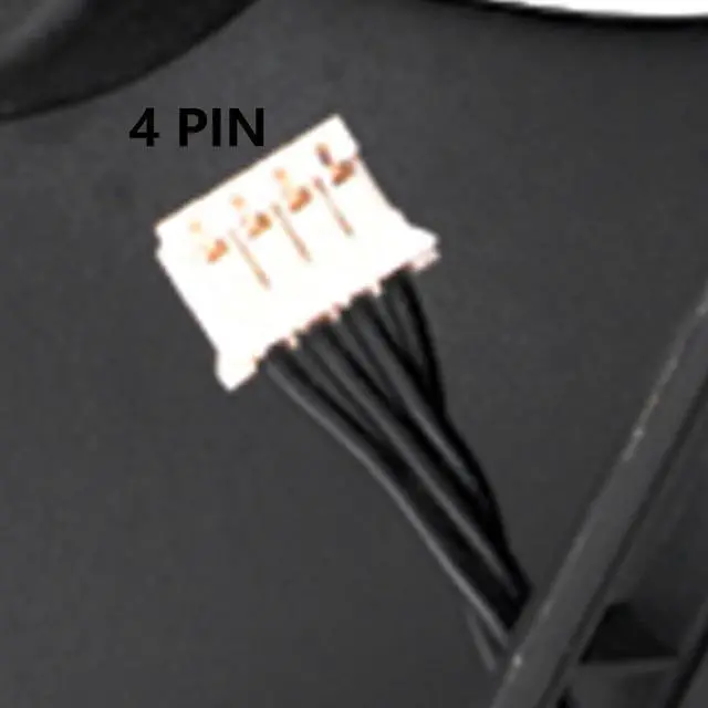 Alt view image 6 of 7 - Internal Heat Dissipation Cooling Fans Suitable for Xbox X XSX Series Games Console Cooler Fan PAAD1A451SH MF00 P/N: M1127364-002 12V 0.6A 4 PIN