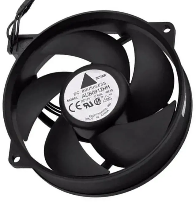 Main image of 2 Hole Internal Heat Dissipation Cooling Fans Suitable for Xbox360 Slim Xbox 360 S Series Games Console Cooler Fan AUB0912HH -9F15 X858313-006 X851694-004 12V 0.4A 4 PIN
