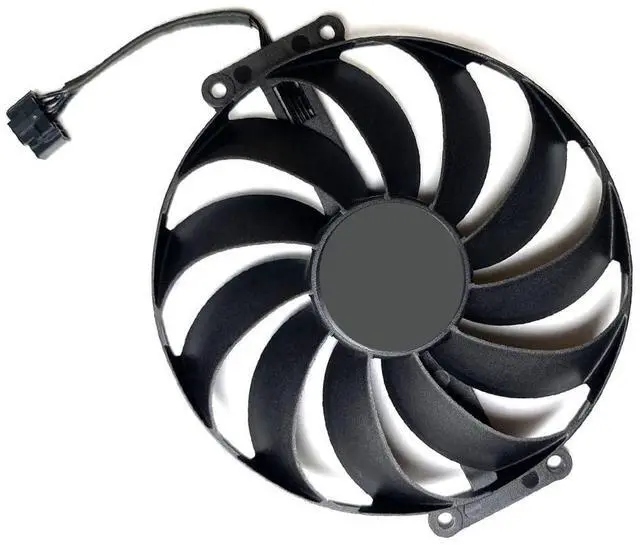 Alt view image 7 of 7 - Graphics Card Cooling Fans Suitable for ASUS Phoenix GTX 1650 RTX 3050 3060 RX 6400 Series FDC10U12D9-C 95mm 12V 0.45A 6 Pin 4 Wires Desktop Video Card Cooler Fans GPU Fan