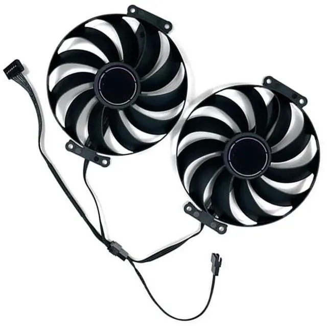 Alt view image 7 of 7 - Graphics Card Cooling Fans Suitable for ASUS ATS RTX 3060 Dual RTX 3060Ti 3070 Series Desktop FDC10U12S9-C 95mm 12V 0.45A 7Pin 6wires Video Card Cooler Fans GPU Fan (2PCS)