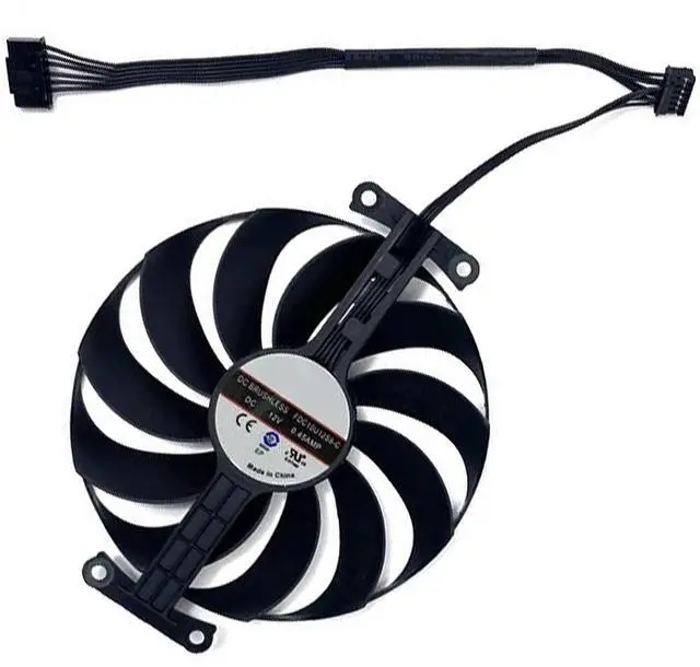 Main image of Graphics Card Cooling Fans Suitable for ASUS ATS RTX 3060 Dual RTX 3060Ti 3070 Series Desktop FDC10U12S9-C 95mm 12V 0.45A 7Pin 6wires Video Card Cooler Fans GPU Fan (Fan-B)