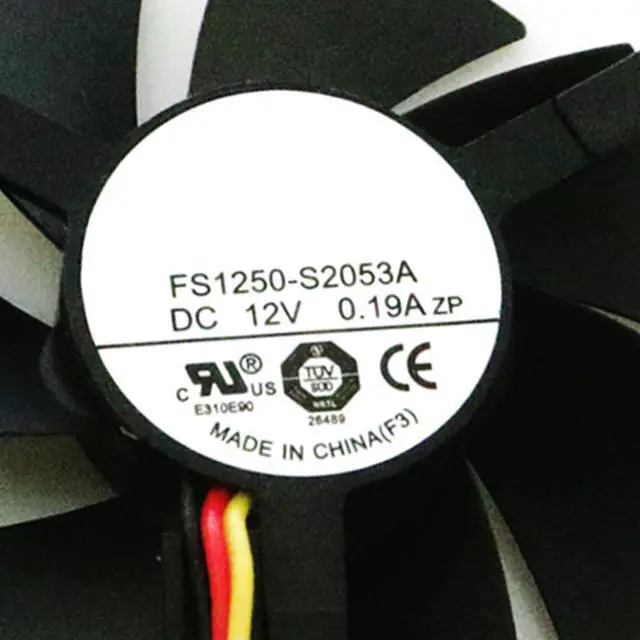 Alt view image 5 of 7 - Graphics Card Cooling Fans Suitable for Gigabyte GT 1030 GTX 1050 1050Ti Low Profile GV N710 GTX 710 Series Desktop FS1250-S2053A 47mm 12V 0.19A 3Pin Video Card Cooler Fans GPU Fan