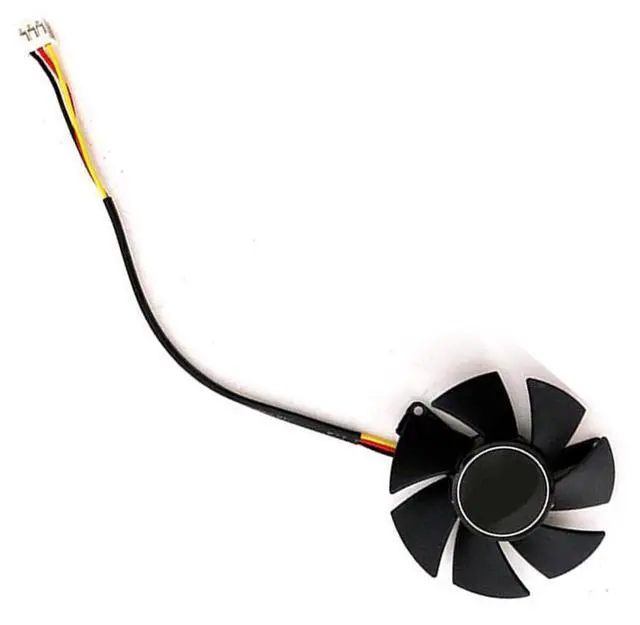 Alt view image 7 of 7 - Graphics Card Cooling Fans Suitable for Gigabyte GT 1030 GTX 1050 1050Ti Low Profile GV N710 GTX 710 Series Desktop FS1250-S2053A 47mm 12V 0.19A 3Pin Video Card Cooler Fans GPU Fan