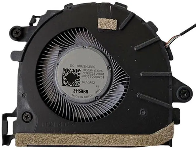 Main image of CPU Cooling Fans Suitable for HP EliteBook 830 G7 835 840 845 G7 G8 ZHAN X 14 HSN-I36C HSN-I36C-4 HSN-I37C HSN-I43C for ZBOOK Firefly 14 G7 Laptop Cooler Fan 5V 0.5A 4 PIN ND75C38-20H01 M07102-001