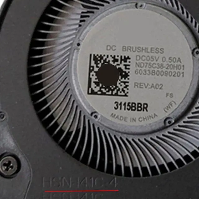 Alt view image 3 of 7 - CPU Cooling Fans Suitable for HP EliteBook 830 G7 835 840 845 G7 G8 ZHAN X 14 HSN-I36C HSN-I36C-4 HSN-I37C HSN-I43C for ZBOOK Firefly 14 G7 Laptop Cooler Fan 5V 0.5A 4 PIN ND75C38-20H01 M07102-001