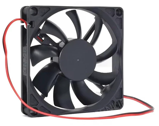 Alt view image 2 of 6 - for Jamicon JF0815S1UR-R DC 12V 0.34A 80x80x15mm 2-Wire Server Square Fan