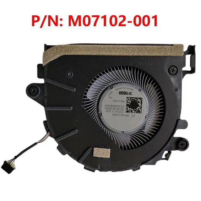 Alt view image 6 of 7 - CPU Cooling Fans Suitable for HP EliteBook 830 G7 835 840 845 G7 G8 ZHAN X 14 HSN-I36C HSN-I36C-4 HSN-I37C HSN-I43C for ZBOOK Firefly 14 G7 Laptop Cooler Fan 5V 0.5A 4 PIN ND75C38-20H01 M07102-001