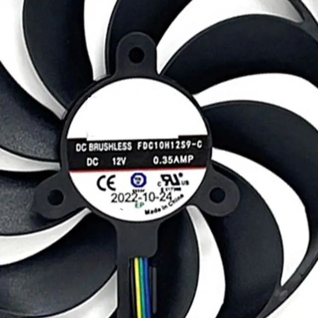 Alt view image 5 of 7 - Graphics Card Cooling Fan Replacement for ASUS ROG Strix RX 5700 5700XT 5600XT Gaming RTX 2070S 2080 2080S 2080Ti R Series 87mm FDC10H12S9-C 12V 0.35A 7Pin Video Card Cooler Fans GPU Fan