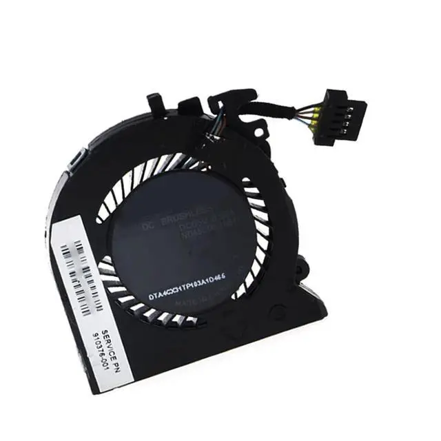 Alt view image 2 of 5 - CPU GPU Cooling Fans Suitable for HP Spectre X360 13-W 13-AC TPN-Q178 Series Laptop Cooler Fan 5V 0.5A 4 PIN ND55C05-16M15 923020-001 ND45C00-16B11 910376-001 (GPU)