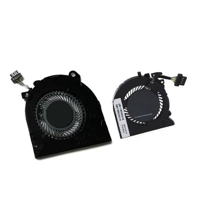 Alt view image 2 of 5 - CPU GPU Cooling Fans Suitable for HP Spectre X360 13-W 13-AC TPN-Q178 Series Laptop Cooler Fan 5V 0.5A 4 PIN ND55C05-16M15 923020-001 ND45C00-16B11 910376-001 (CPU+GPU)