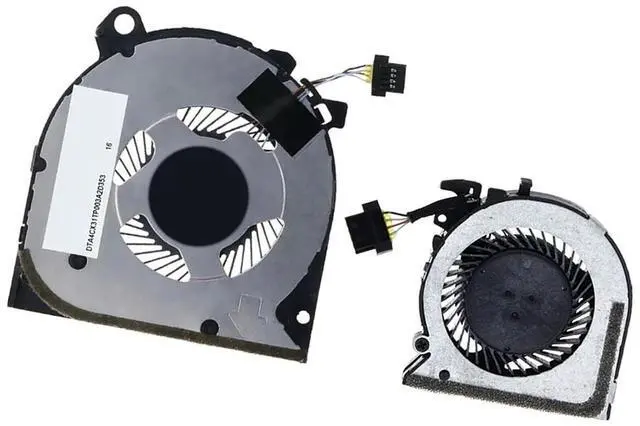 Main image of CPU GPU Cooling Fans Suitable for HP Spectre X360 13-W 13-AC TPN-Q178 Series Laptop Cooler Fan 5V 0.5A 4 PIN ND55C05-16M15 923020-001 ND45C00-16B11 910376-001 (CPU+GPU)