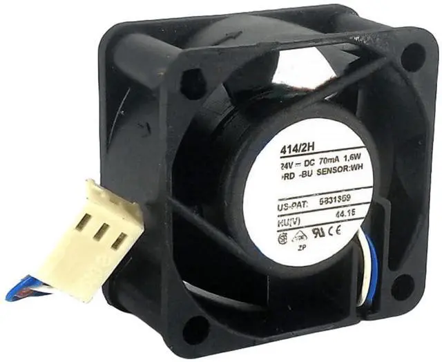 Alt view image 2 of 6 - 414/2H 4020 24V 0.07A 1.6W 40x40x20mm Inverter DC 3-Wire Cooling Fan